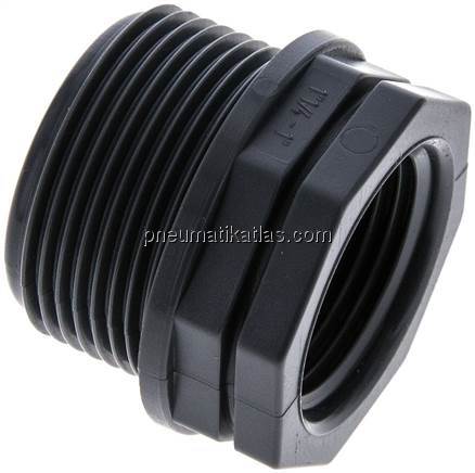 Reduziernippel G 1-1/4"(AG)-G 1"(IG), Polypropylen
