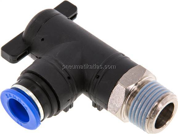 Winkel-Absperrhahn R 1/2"-12mm, IQS-Standard