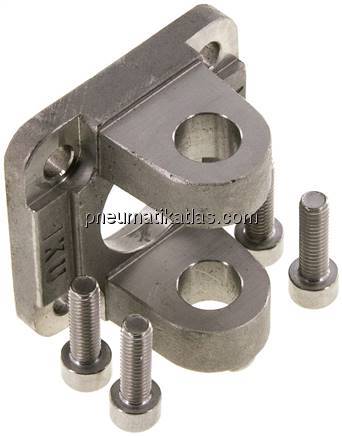 ISO 15552-Gabelschwenkbefestigung 40 mm, 1.4401