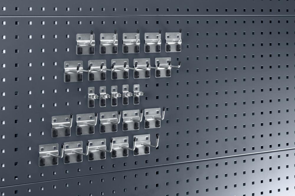 Hakensortiment 25-teilig für Lochplatten für Lochplatten bott