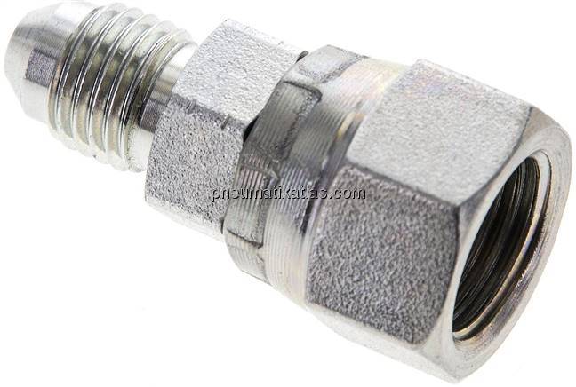 Reduziernippel UNF 7/16"-20(JIC-AG)-UNF 9/16"-18(JIC-IG)