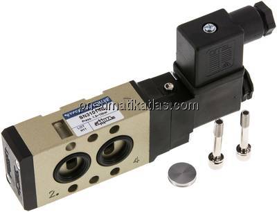 NAMUR-Magnetventil, 5/2-Wege Federrückstellung, G 1/4", 24 V AC