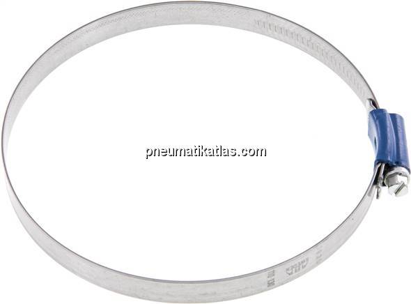 12mm Schlauchschelle 110 - 130mm, Stahl verzinkt (W1) (ABA)