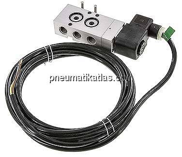 NAMUR-Magnetventil, 5/2-Wege Federrückstellung, G 1/4", 230 V AC