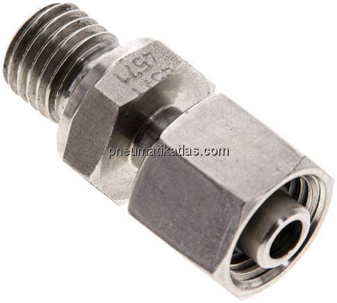 Einstellb. Schneidringverschr. M 12x1,5-8 L, 1.4571