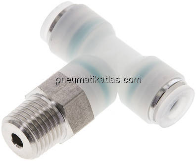 T-Steckanschluss R 1/4"-6mm, IQS-ES LE/IQS-PVDF