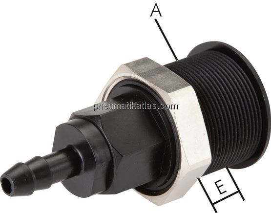 Exemplarische Darstellung: Abreiß-Kupplungsdose mi