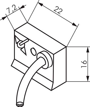 Zeichnung: Sensorabmessungen