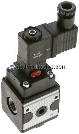 MULTIFIX 3/2-Wege Magnetventil (NC), G 1/4", 24 V DC