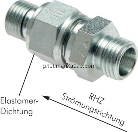 Exemplarische Darstellung: Rückschlagventil ohne M