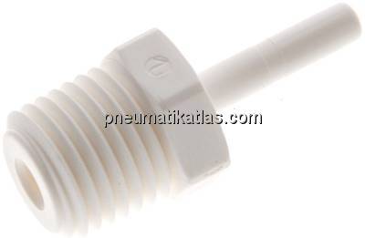 Einschraubtülle NPT 1/4"-5/32" (3,97 mm) Stecknippel, IQS-LE (EPDM-Dichtung)