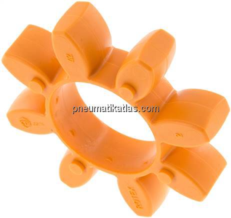 ROTEX-Zahnkranz, Gr. 42, Shore 92 A (orange)