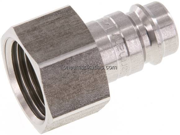 Kupplungsstecker (NW10) G 1/2"(IG), Edelstahl