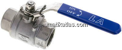 Edelstahl-Kugelhahn, Eco-Line, G 1-1/2", 0 - 63bar