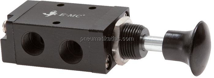 Exemplarische Darstellung: 3/2-Wege Axial-Handhebe