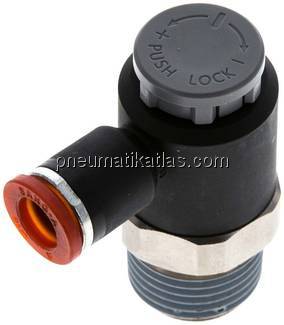 Kompakt-Drosselventil R 1/2"-8mm,zuluftregelnd