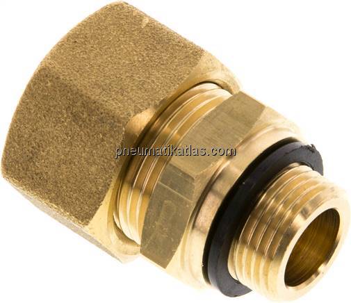 Gerade Klemmringverschraubung G 3/8"-16 (M22x1,5)mm, Messing