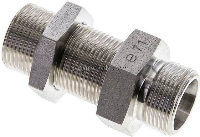 Schott-Schneidringverschraubung 16 S (M24x1,5), ohne Mutter & Schneidring, 1.457