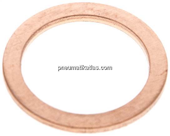 Dichtring aus Kupfer (17,2x22,9x1,5 mm)