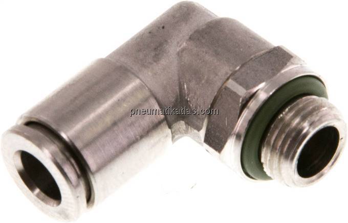 Winkel-Steckanschluss, pos. G 1/8"-6mm, IQS-Edelstahl