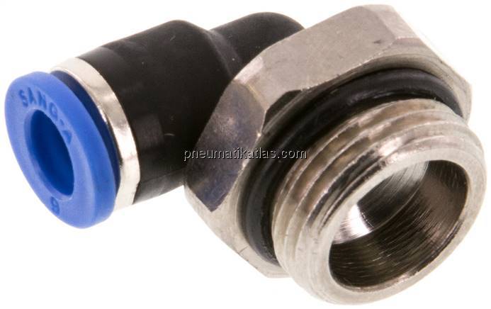 Winkel-Steckanschluss G 3/8"-6mm, IQS-Standard