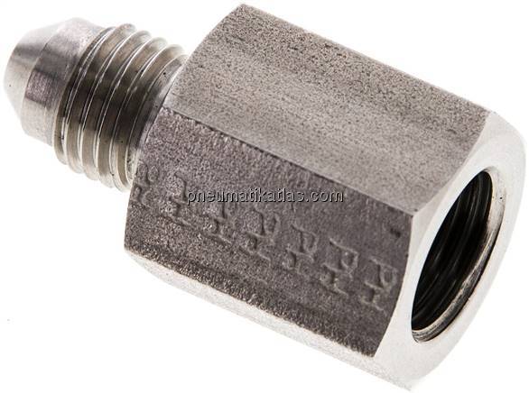 Reduziernippel UNF 7/16"-20(JIC-AG)-G 1/4"(IG), 1.4571