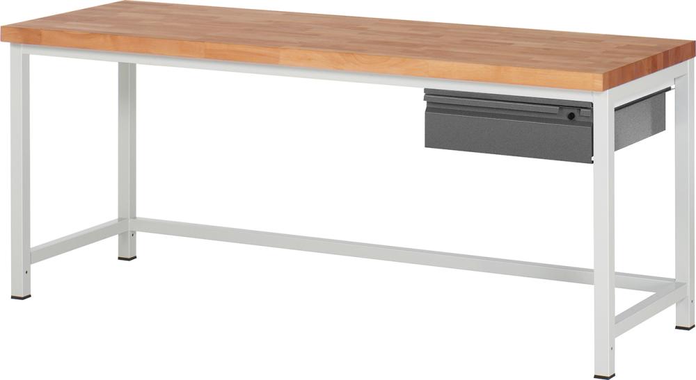 Werkbank Serie Basic 8 Modell 8001-1 B2000xT700xH840mm RAL7035/7016