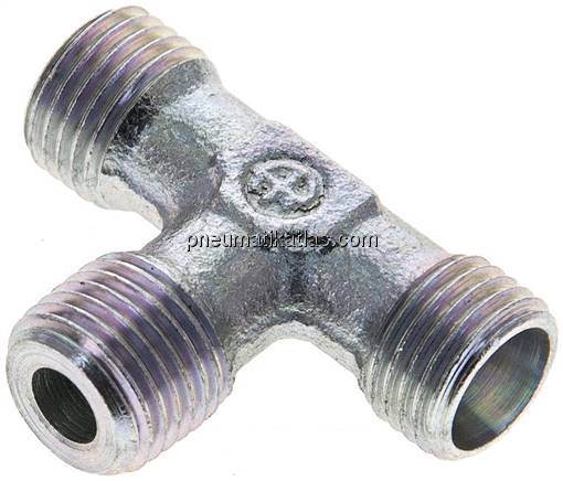 T-Schneidringverschraubung M 10x1 (konisch)-6 LL (M10x1), ohne Mutter & Schneidr