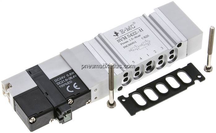 Magnetventil für S2V, 2x 3/2-Wege (NO/NO)