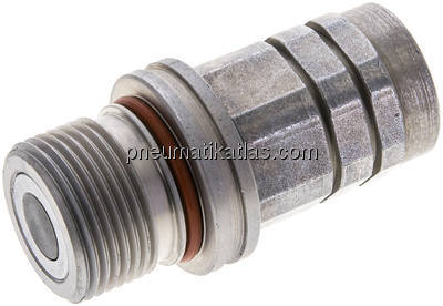 Flat-Face-Schraubkupplung, Muffe Baugr. 2, G 3/8"(IG)