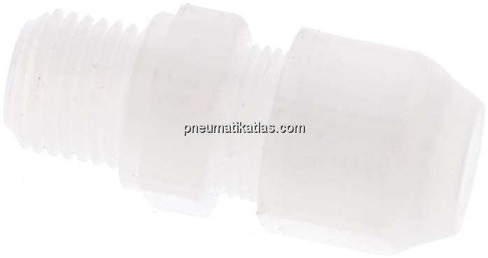 Gerade Verschraubung G 1/4"-8x6mm, Polypropylen