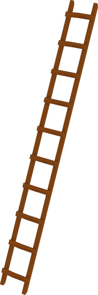 Dachleiter Holz 10 Sprossen