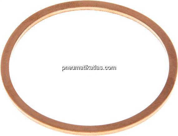 Dichtring aus Kupfer, für G 2" (60,5x67,8x2,5 mm)