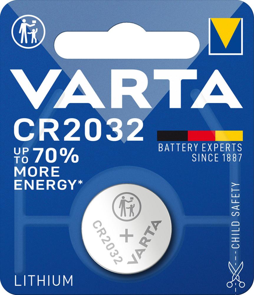 Knopfzelle Electronics CR 2032 VARTA
