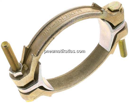 Schlauchklemme Temperguss verzinkt, 135 - 155mm