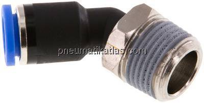 45°-Steckanschluss R 3/8"-8mm, IQS-Standard