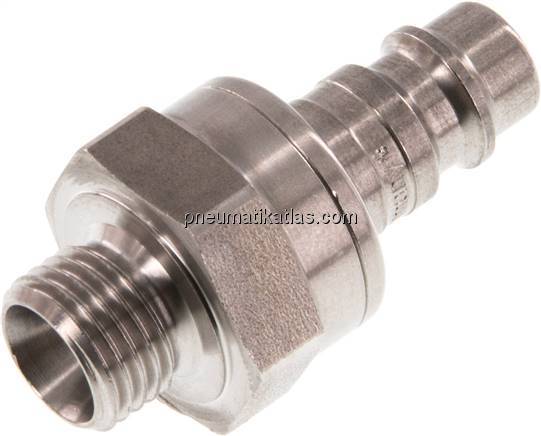 Kupplungsstecker (NW7,2) G 1/4"(AG), Edelstahl