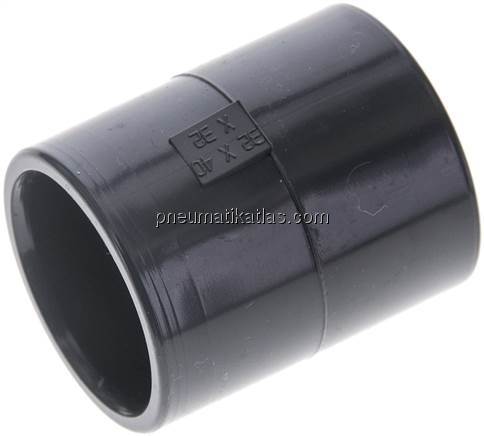 Klebemuffe, PVC-U, 32x40mm - 32mm