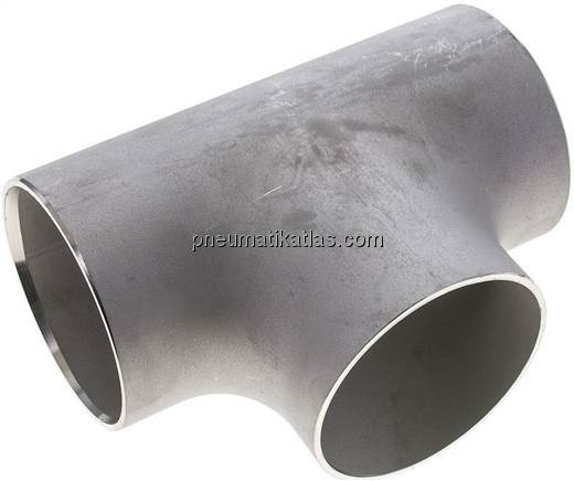T-Stück 88,9x2,3mm, 1.4541 geschweißt, EN 10253 Typ A (DIN 2615)