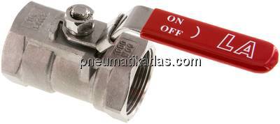 1-teiliger Edelstahl-Kugelhahn, NPT 1-1/4", 0 - 63bar