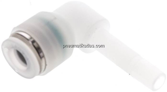 Winkel-Steckanschluss 6mm Stecknippel, IQS-PVDF