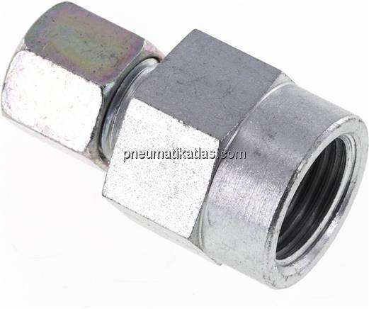 Manometer-Schneidringverschr. G 1/2"-8 S (M16x1,5), Stahl verzinkt