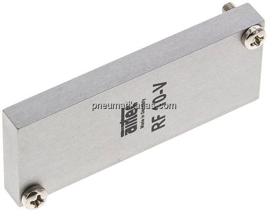 Verschlussplatte für eine Ventilstation