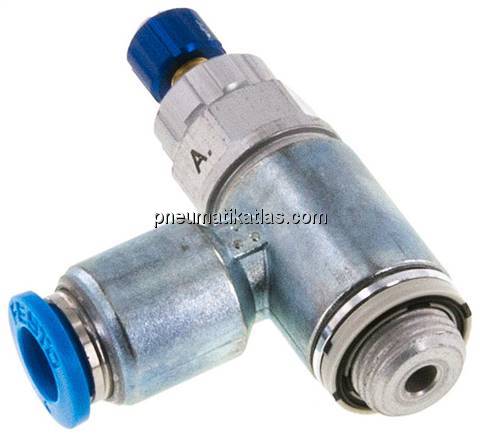 GRLA-1/8-QS-6-RS-D (197581) Drossel-Rückschlagventil