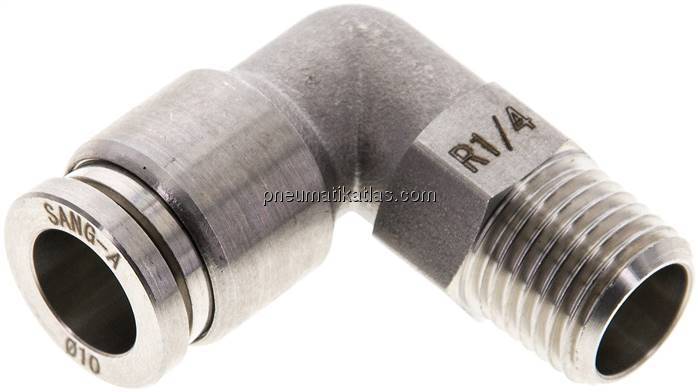 Winkel-Steckanschluss R 1/4"-10mm, IQS-ES LE/IQS-PVDF