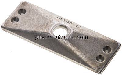 Deckplatte, Stahl verzinkt, Baugröße 4, doppelt