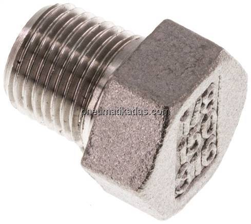 Verschlussstopfen Außenskt. R 1/8", 1.4408