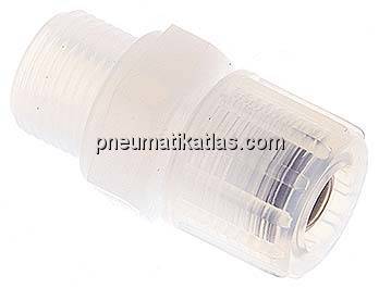 Gerade Verschraubung G 3/8"-10x8mm, PFA