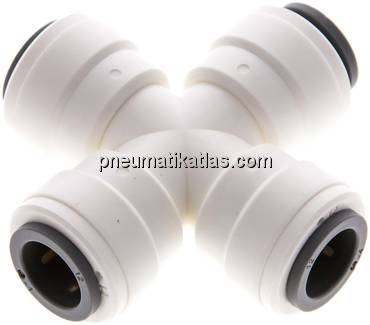 Kreuz-Steckanschluss 12mm, IQS-LE (EPDM-Dichtung)
