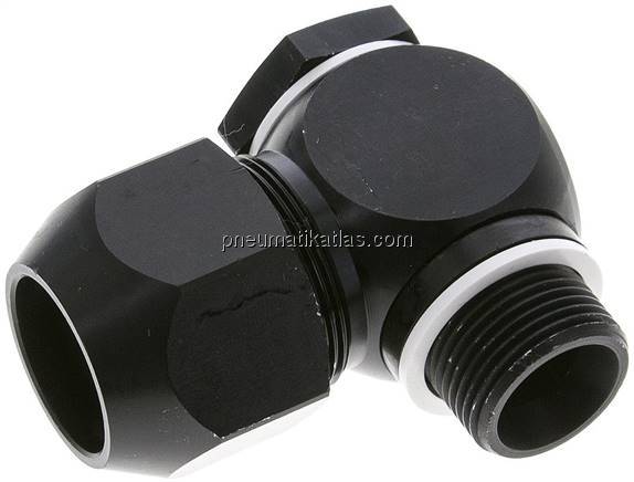 Winkel-Verschraubung G 3/4"-26x19mm, Aluminium